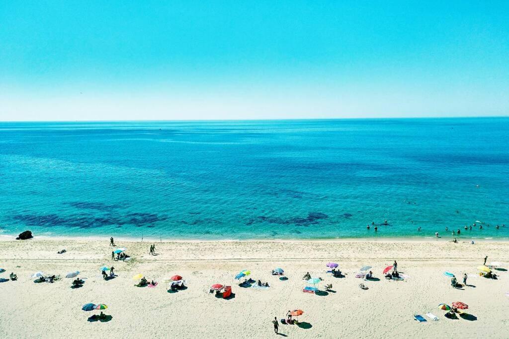 Estudio Vista Mar Com A/C E Acesso Privado A Praia Leilighet Sesimbra Eksteriør bilde