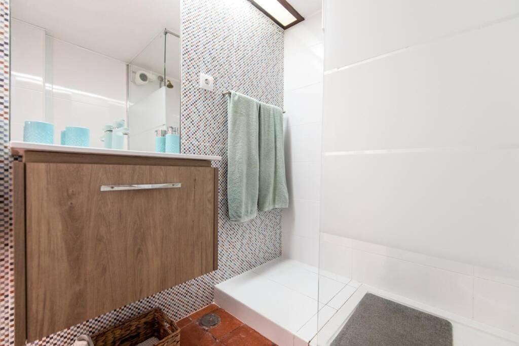 Estudio Vista Mar Com A/C E Acesso Privado A Praia Leilighet Sesimbra Eksteriør bilde