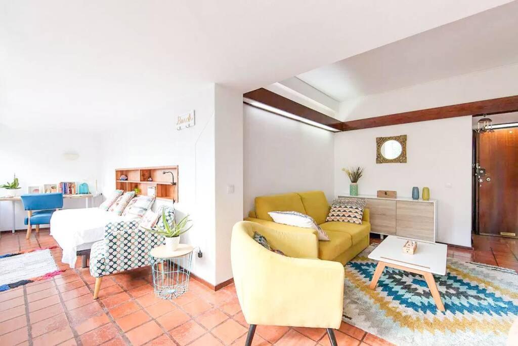 Estudio Vista Mar Com A/C E Acesso Privado A Praia Leilighet Sesimbra Eksteriør bilde