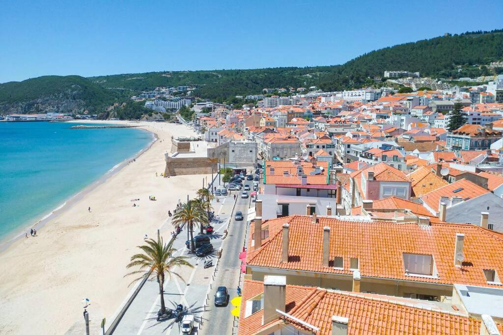 Estudio Vista Mar Com A/C E Acesso Privado A Praia Leilighet Sesimbra Eksteriør bilde