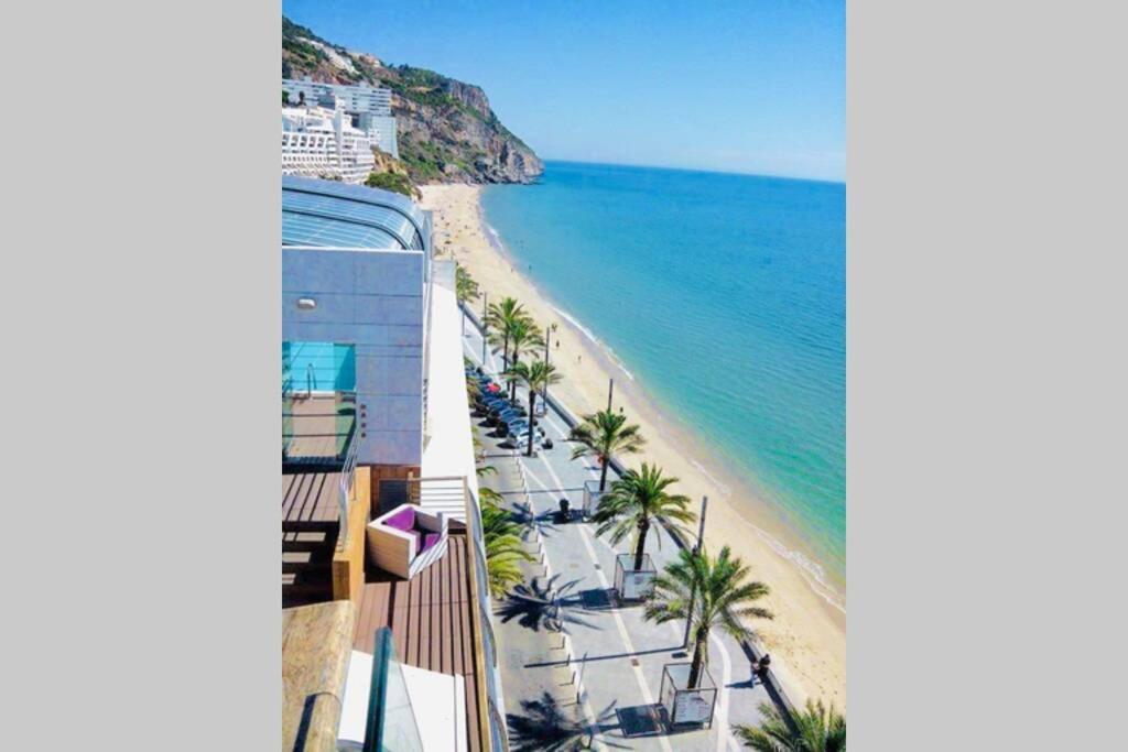 Estudio Vista Mar Com A/C E Acesso Privado A Praia Leilighet Sesimbra Eksteriør bilde